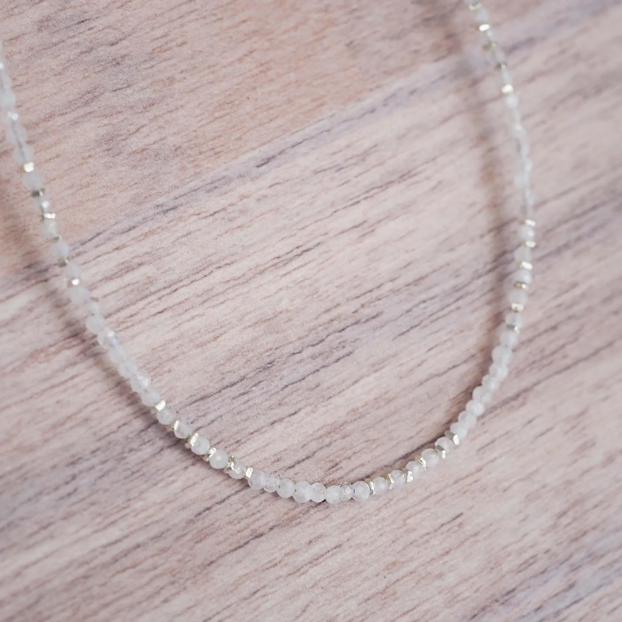 Moonstone Beaded Necklace