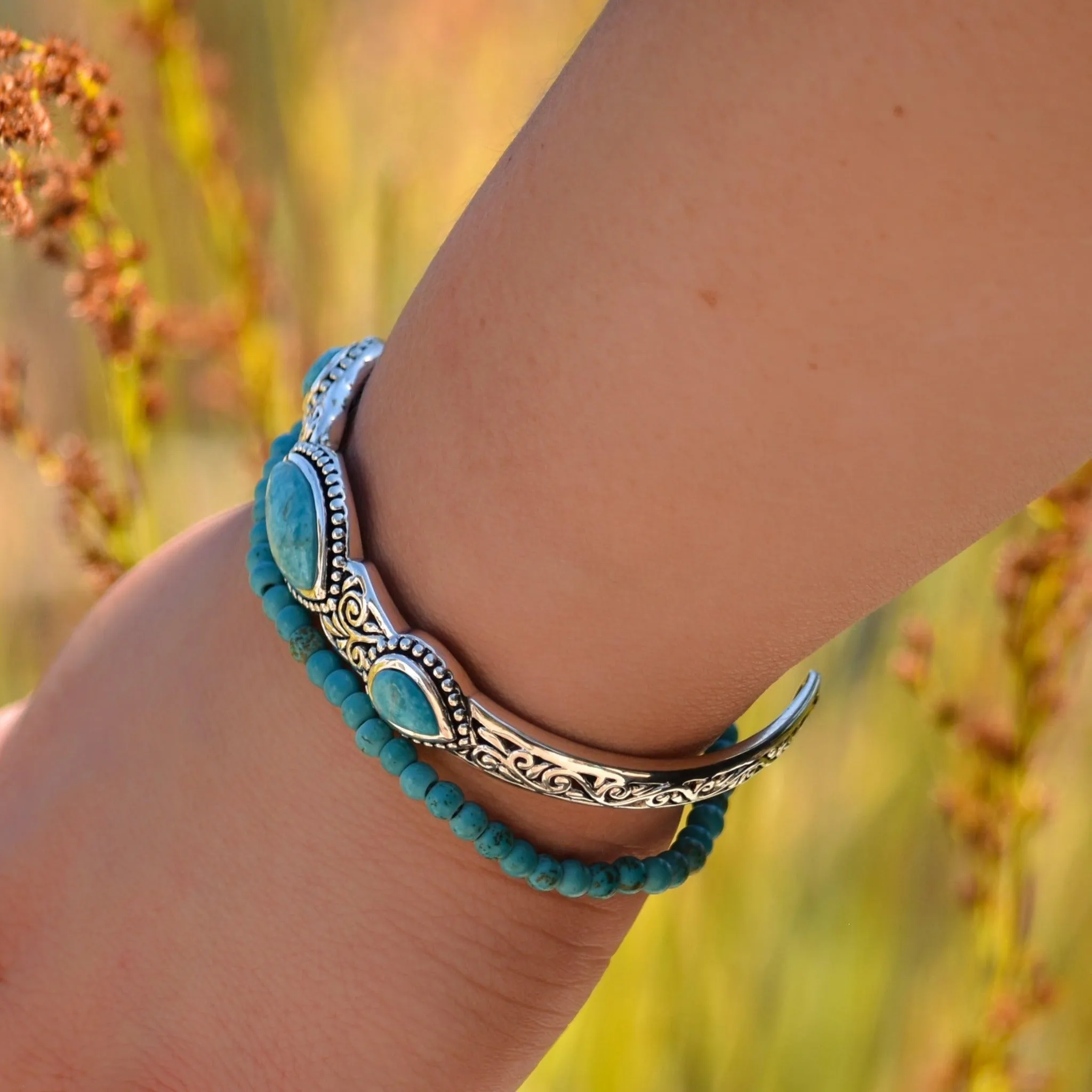 Natural Beaded Bracelets