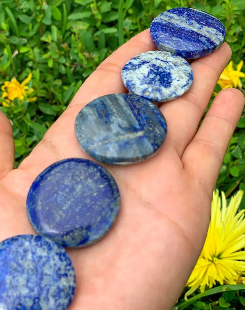 Natural Gemstone Disc Stone - Worry Stone