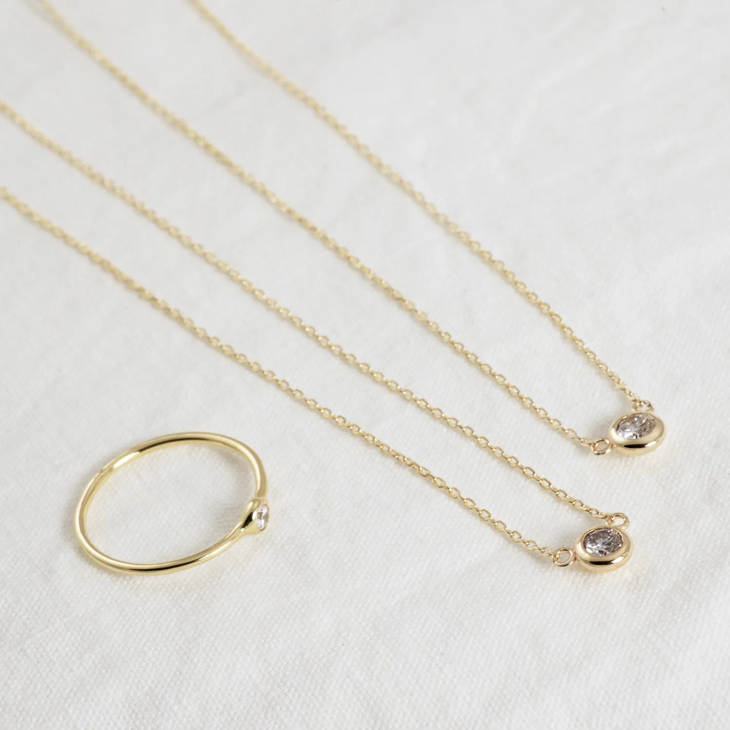 One dream Necklace (small) - 14K/ 18K Gold