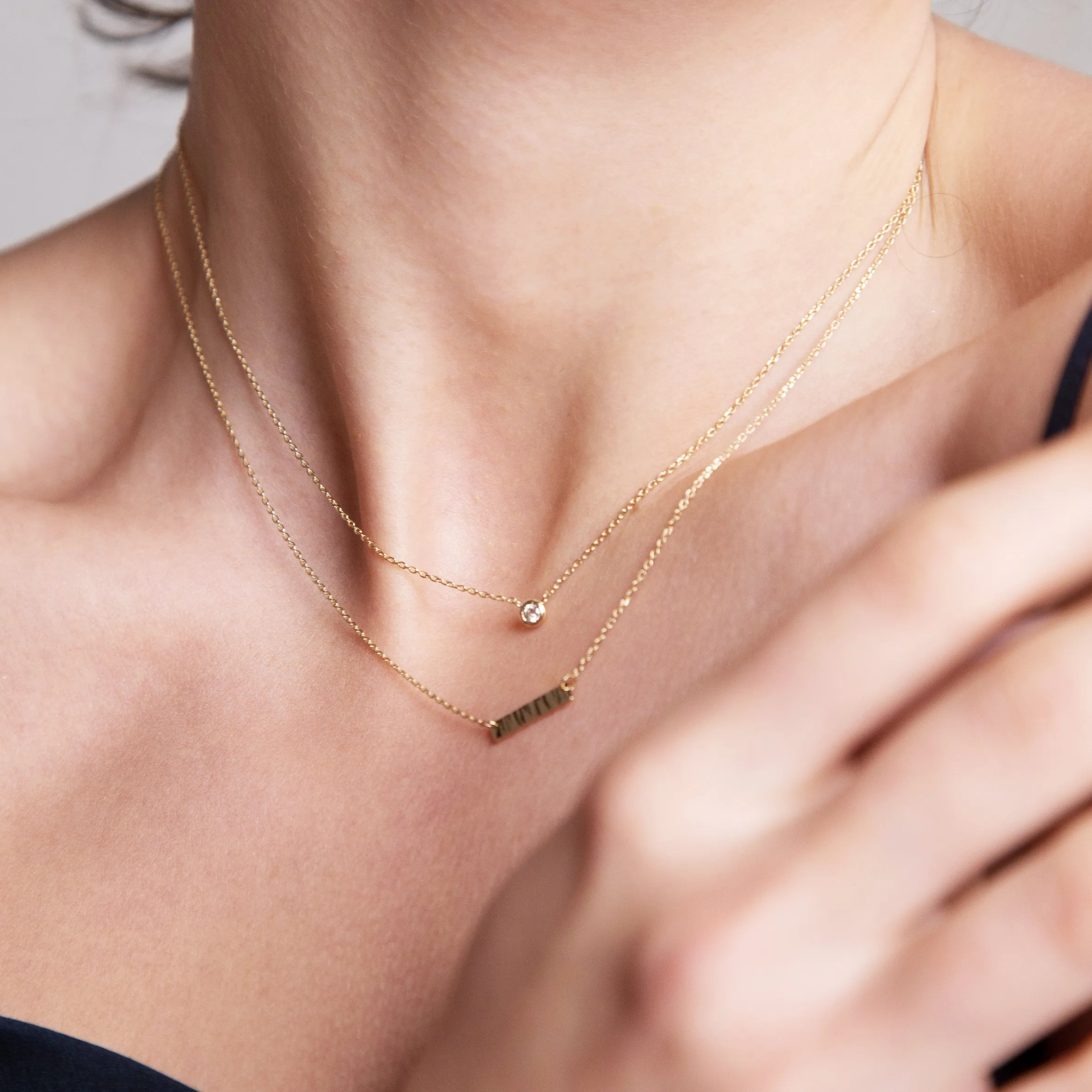 One dream Necklace (small) - 14K/ 18K Gold