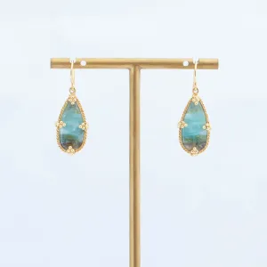 One-of-a-kind Peruvian opal earrings