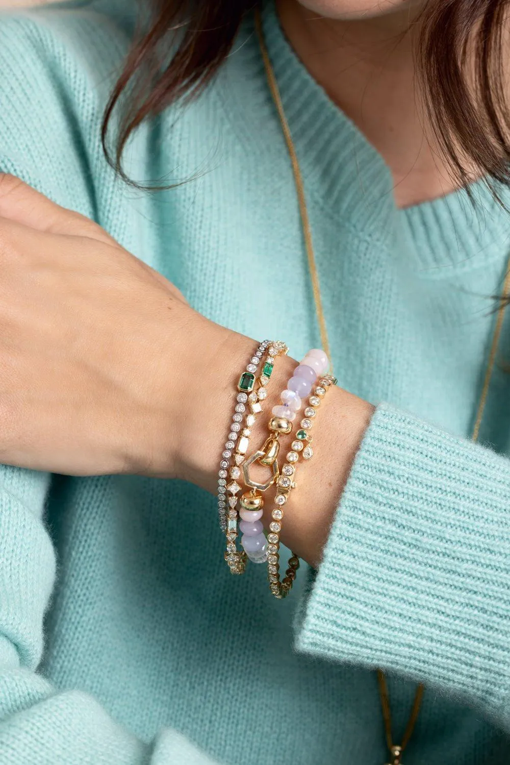 Pastel Bead Foundation Bracelet