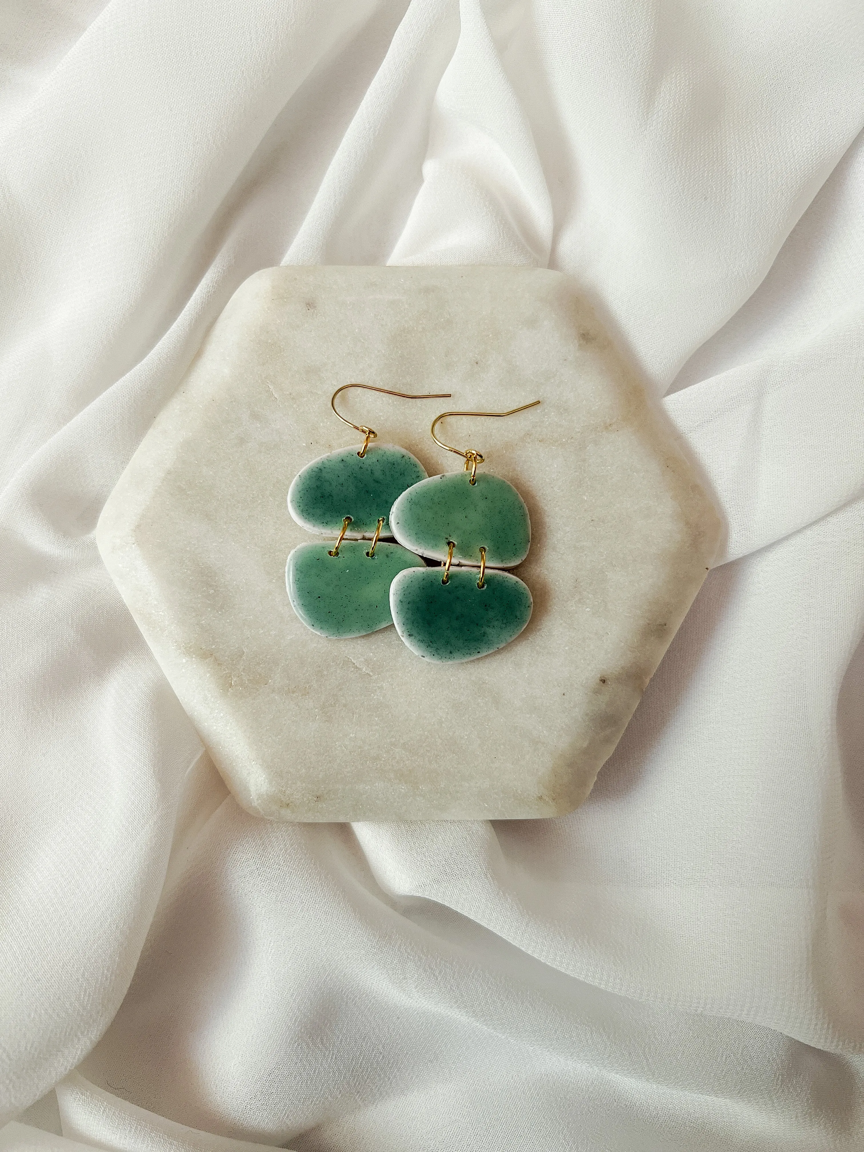 Pebble |  Polymer Clay Earrings