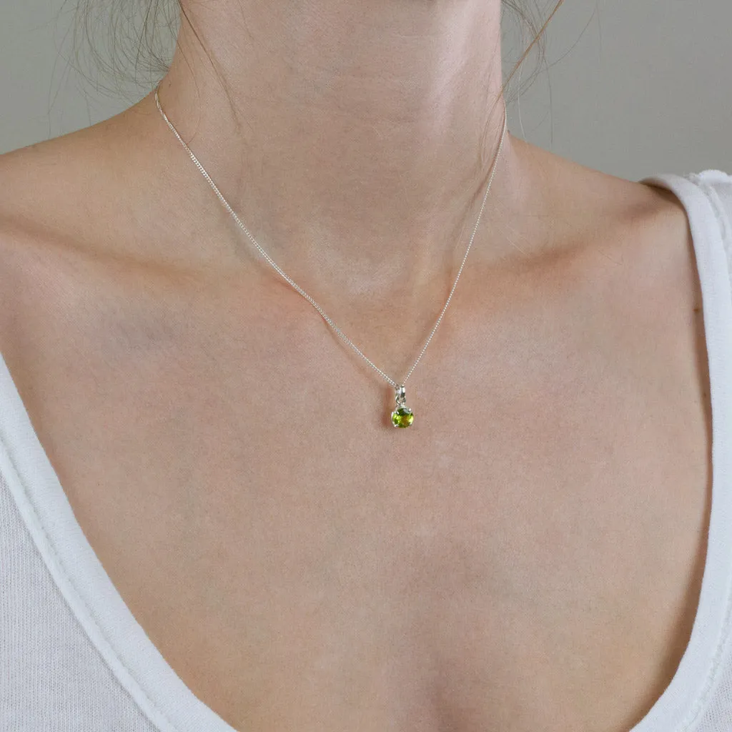 Peridot Birthstone Necklace