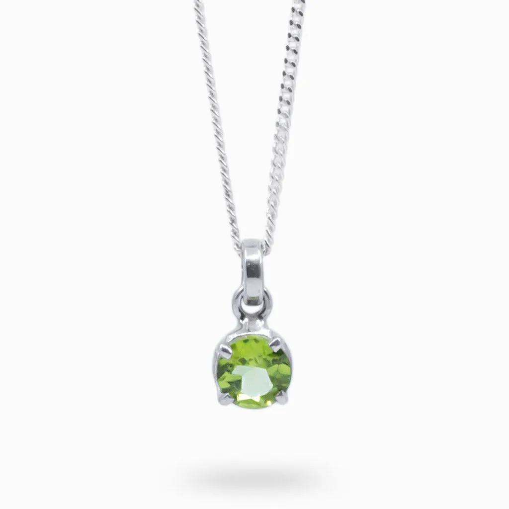 Peridot Birthstone Necklace
