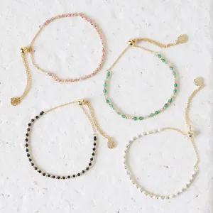 Power Gemstone Brooks Bracelet