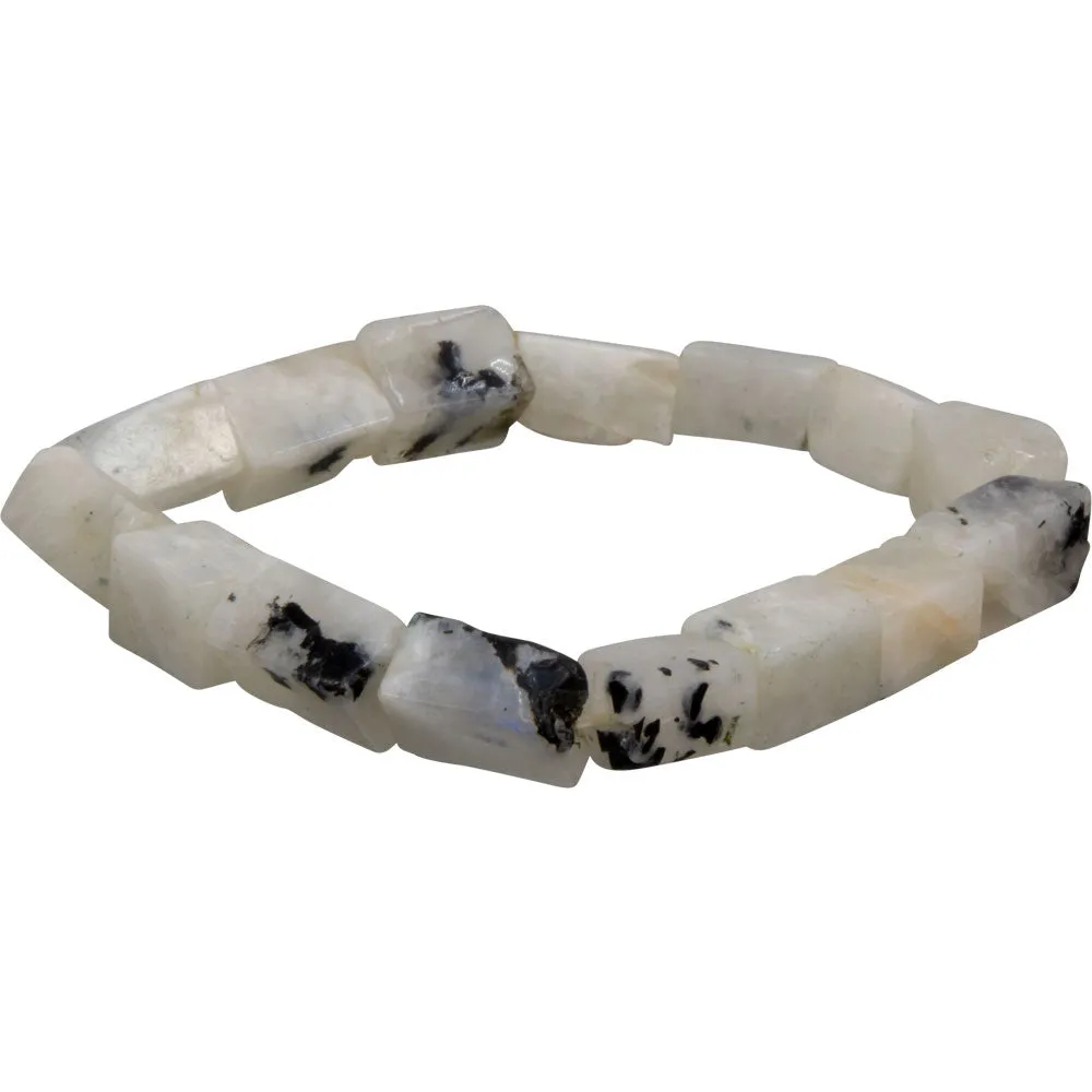 Rainbow Moonstone Tumbled Gemstone Bracelet