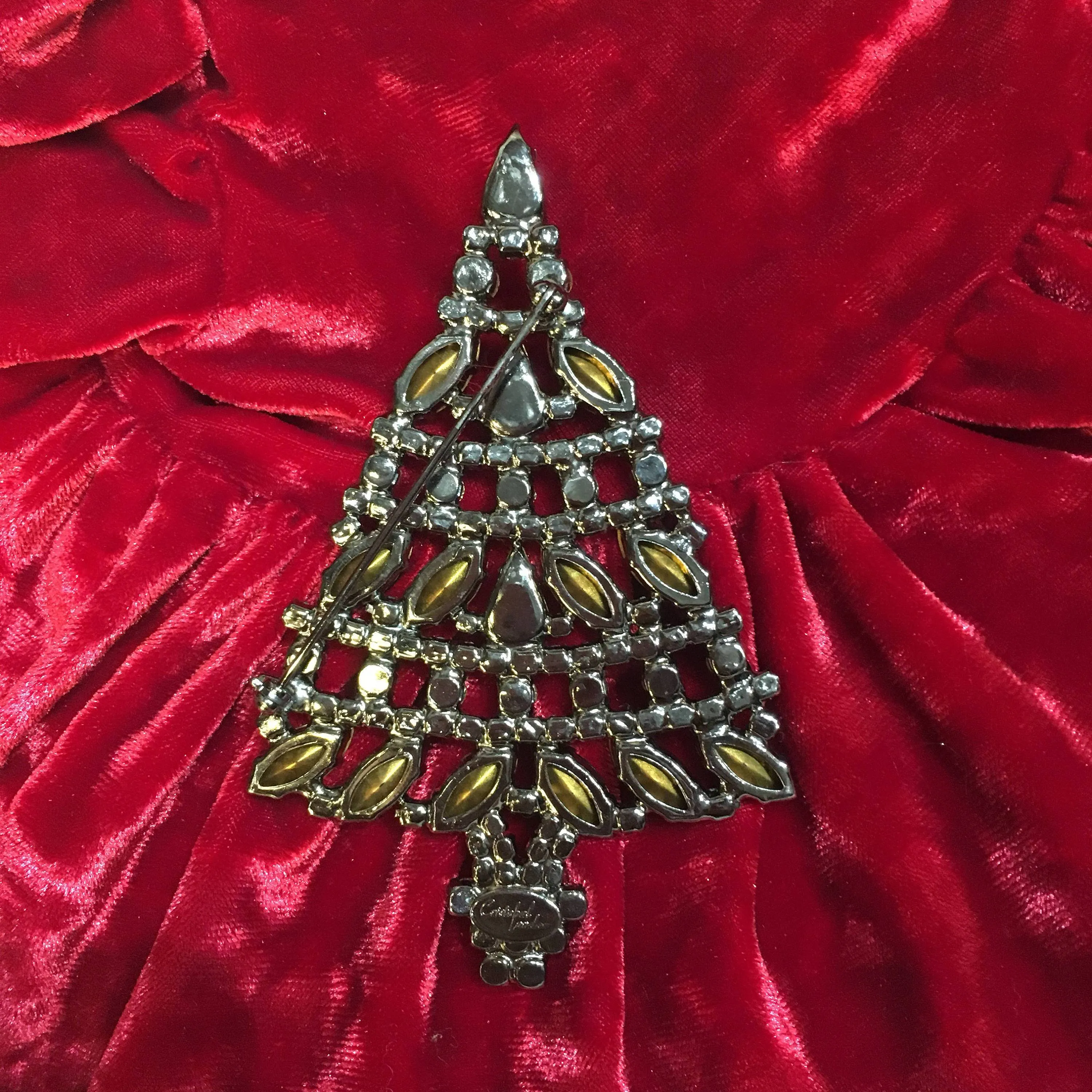 Red and Green Christmas Tree by Cristobal London.
