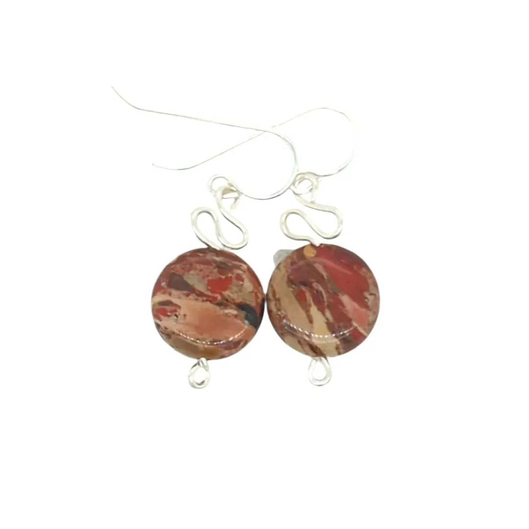 Red Jasper Earrings