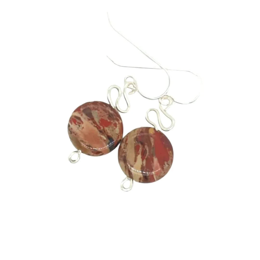Red Jasper Earrings
