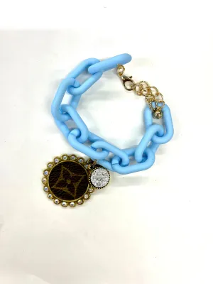 Restocked Chain Bracelet Blue