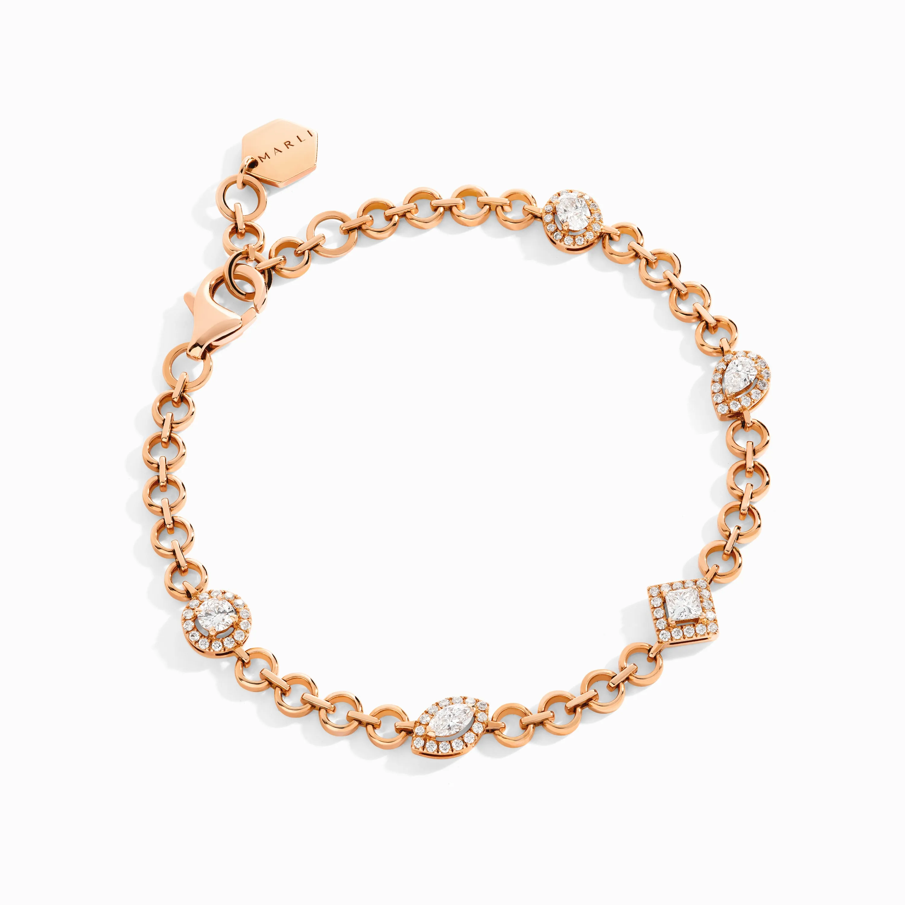 Rock Charm Chain Bracelet