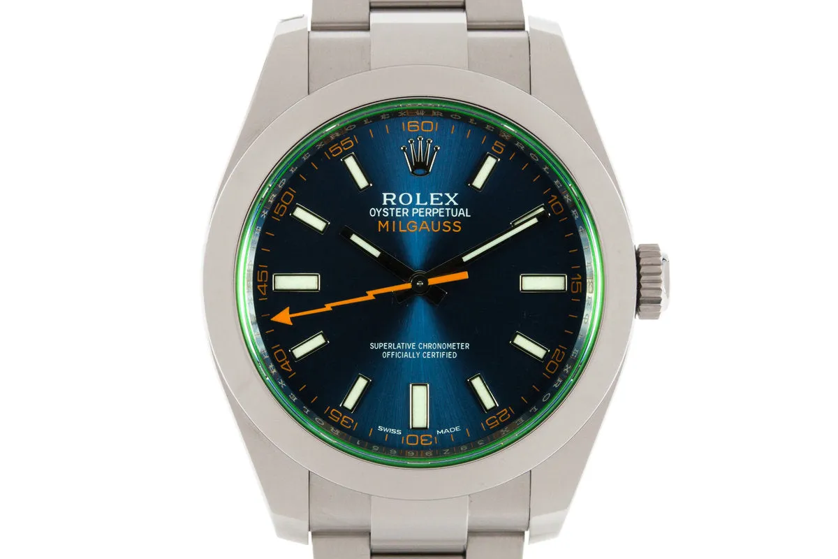Rolex Milgauss 116400GV with Box