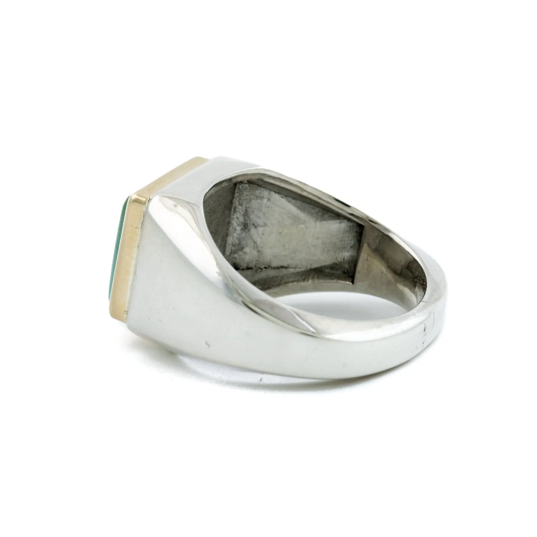 Royson Turquoise x 14k x Silver Ring 10.5