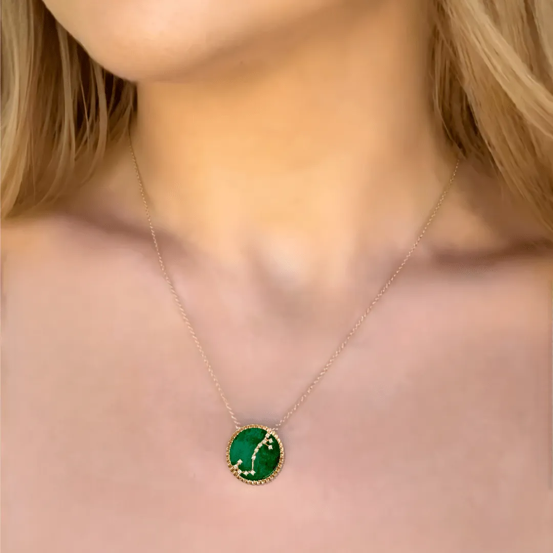 Scorpio Necklace, 18k Gold