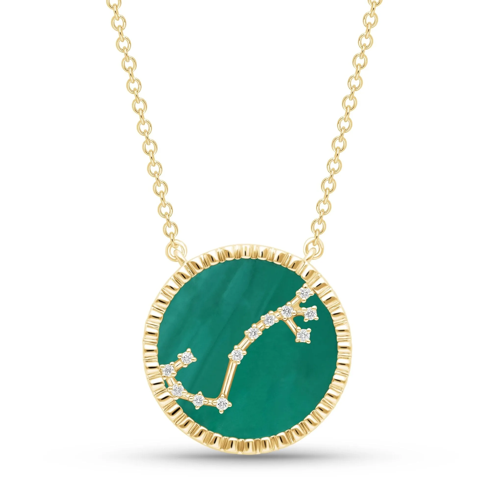 Scorpio Necklace, 18k Gold
