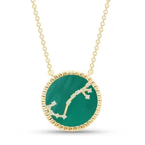 Scorpio Necklace, 18k Gold