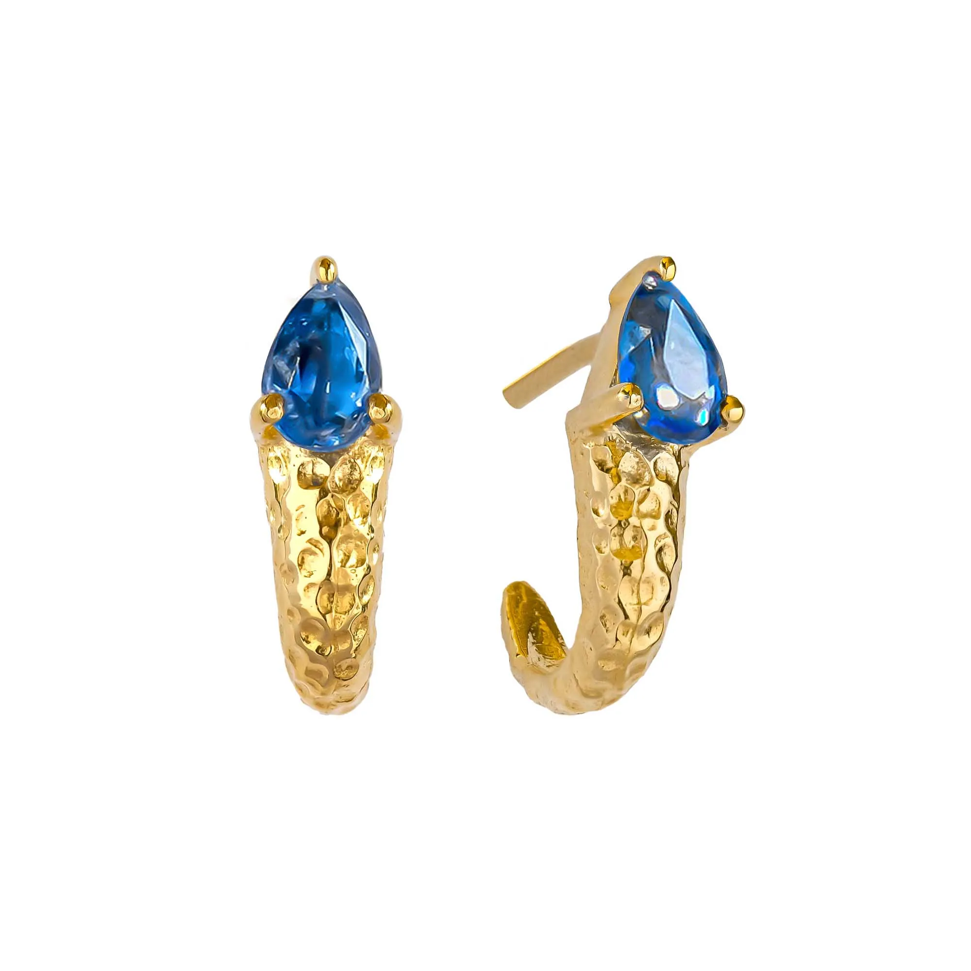 Serpenti Stud Earrings - Gold
