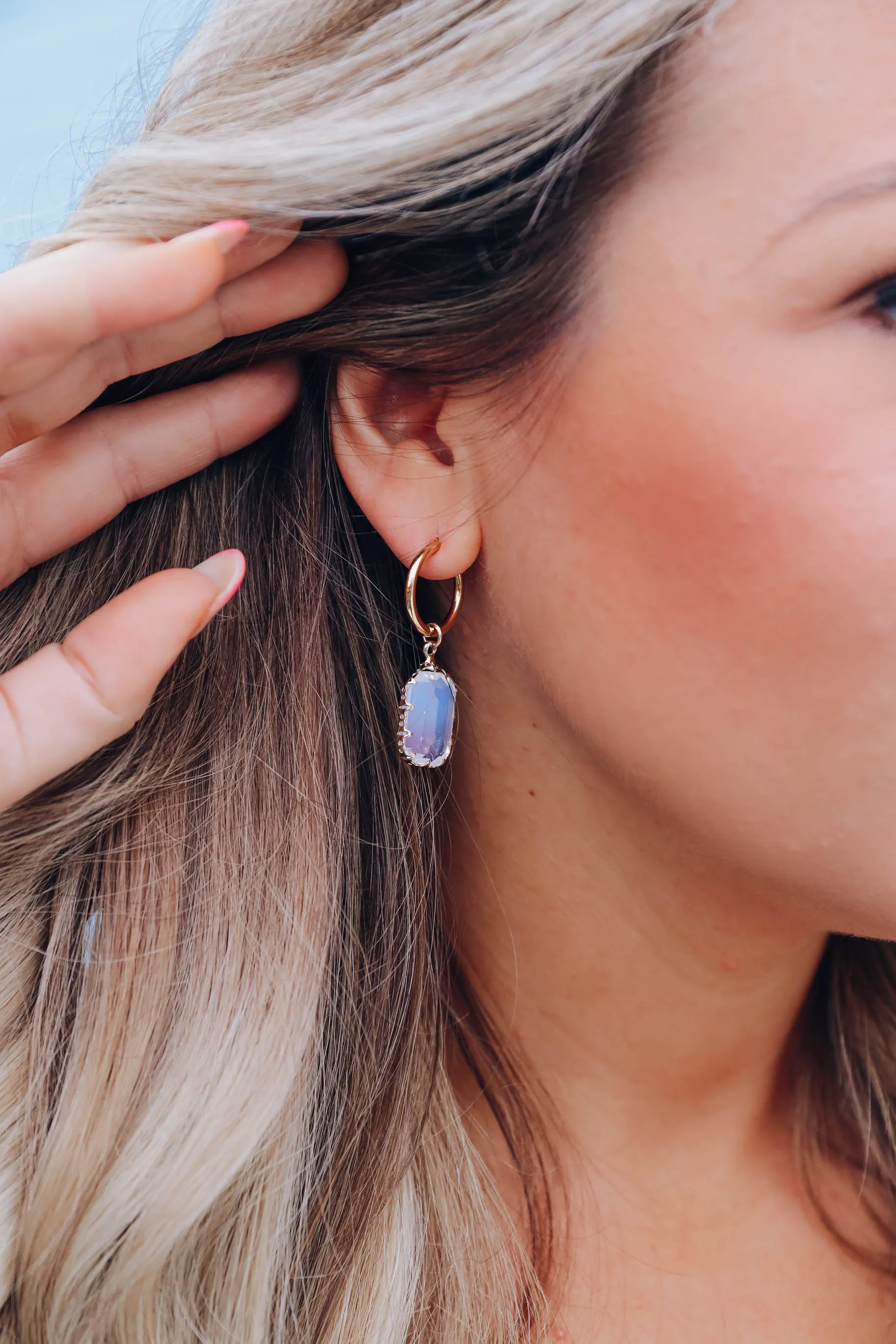 Sky Earrings by Melania Clara - Opal