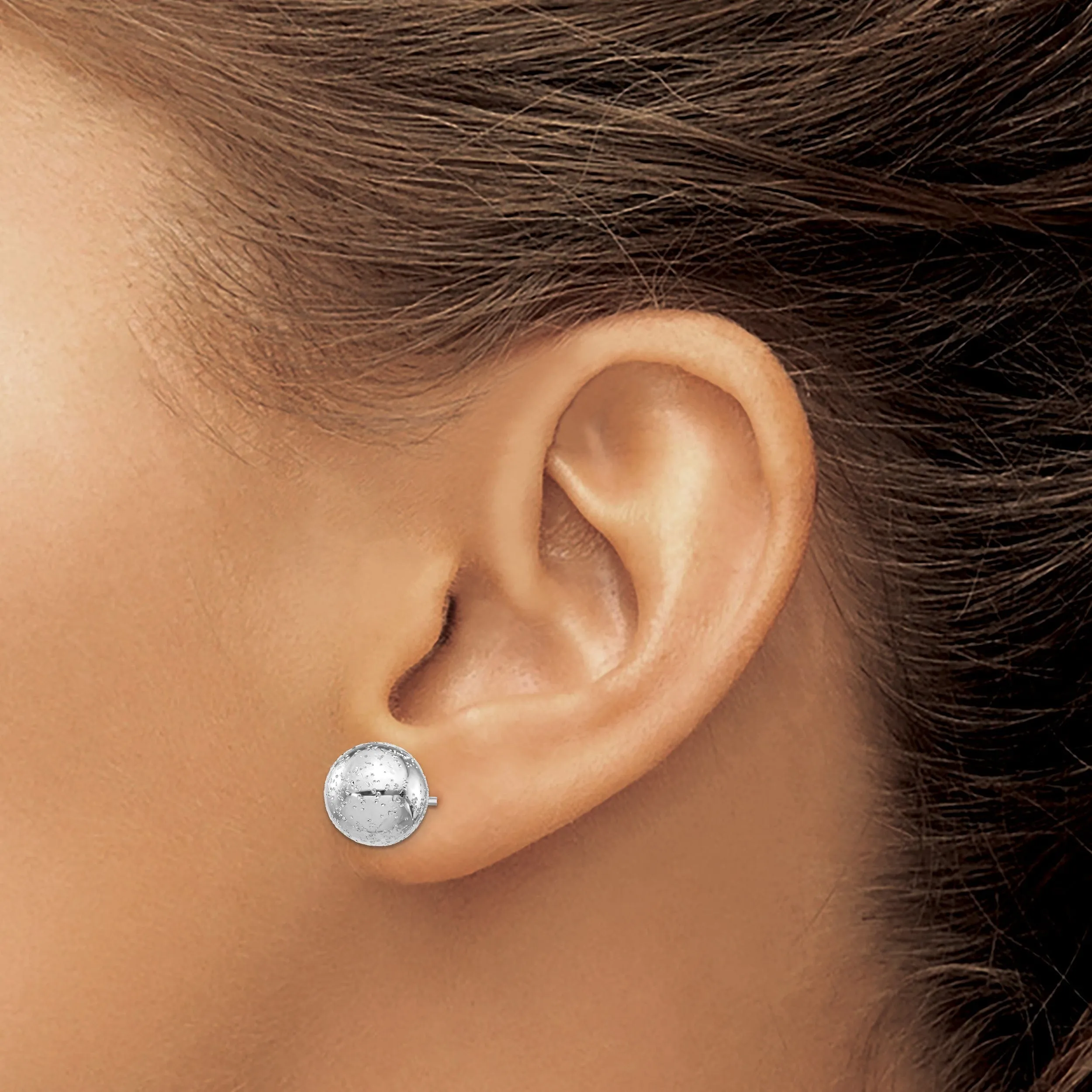 Sterling Silver 10mm Ball Post Earrings