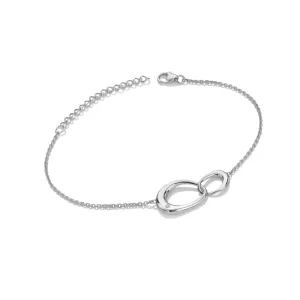 Sterling Silver Sleek Bracelet DL693