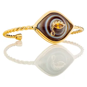 Suleiman Agate Twisted Bracelet Band
