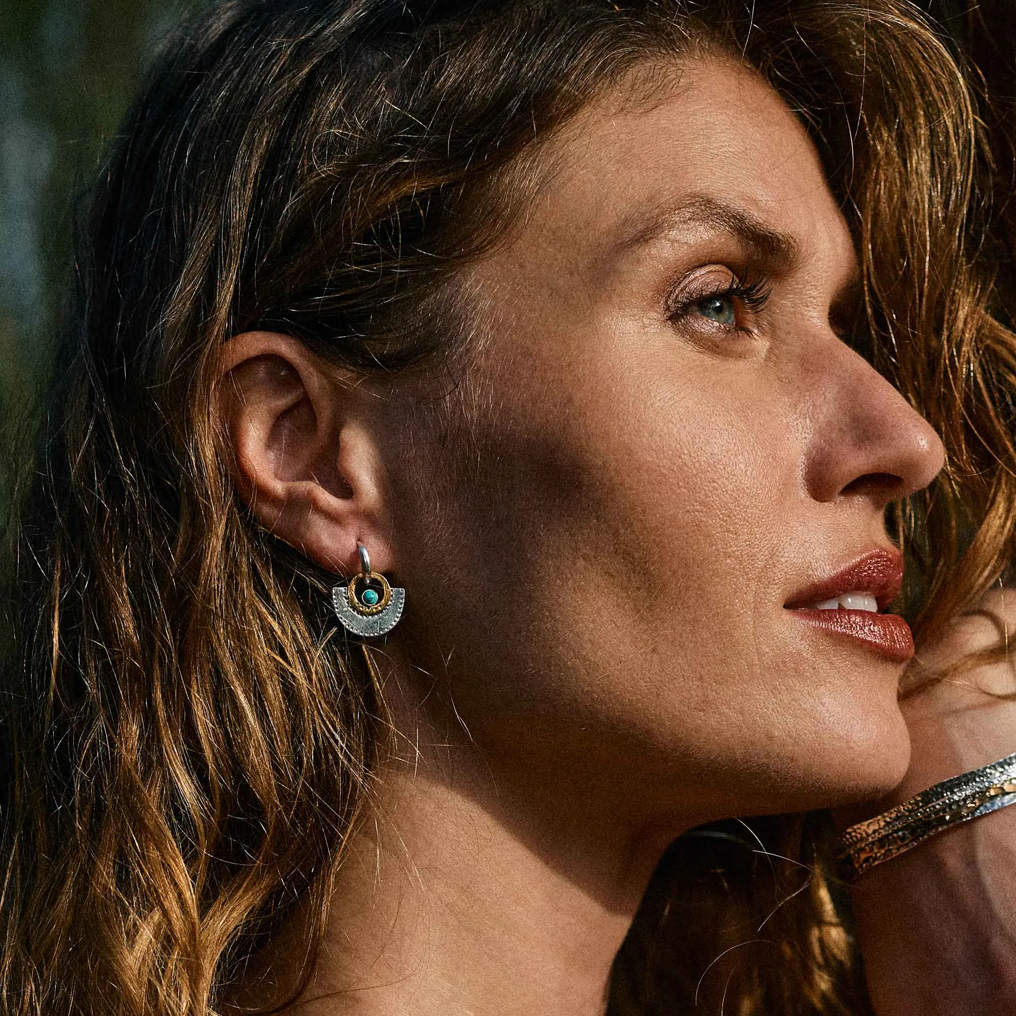 Sundar Fan Earrings