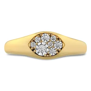 Tessa Navette Signet Ring