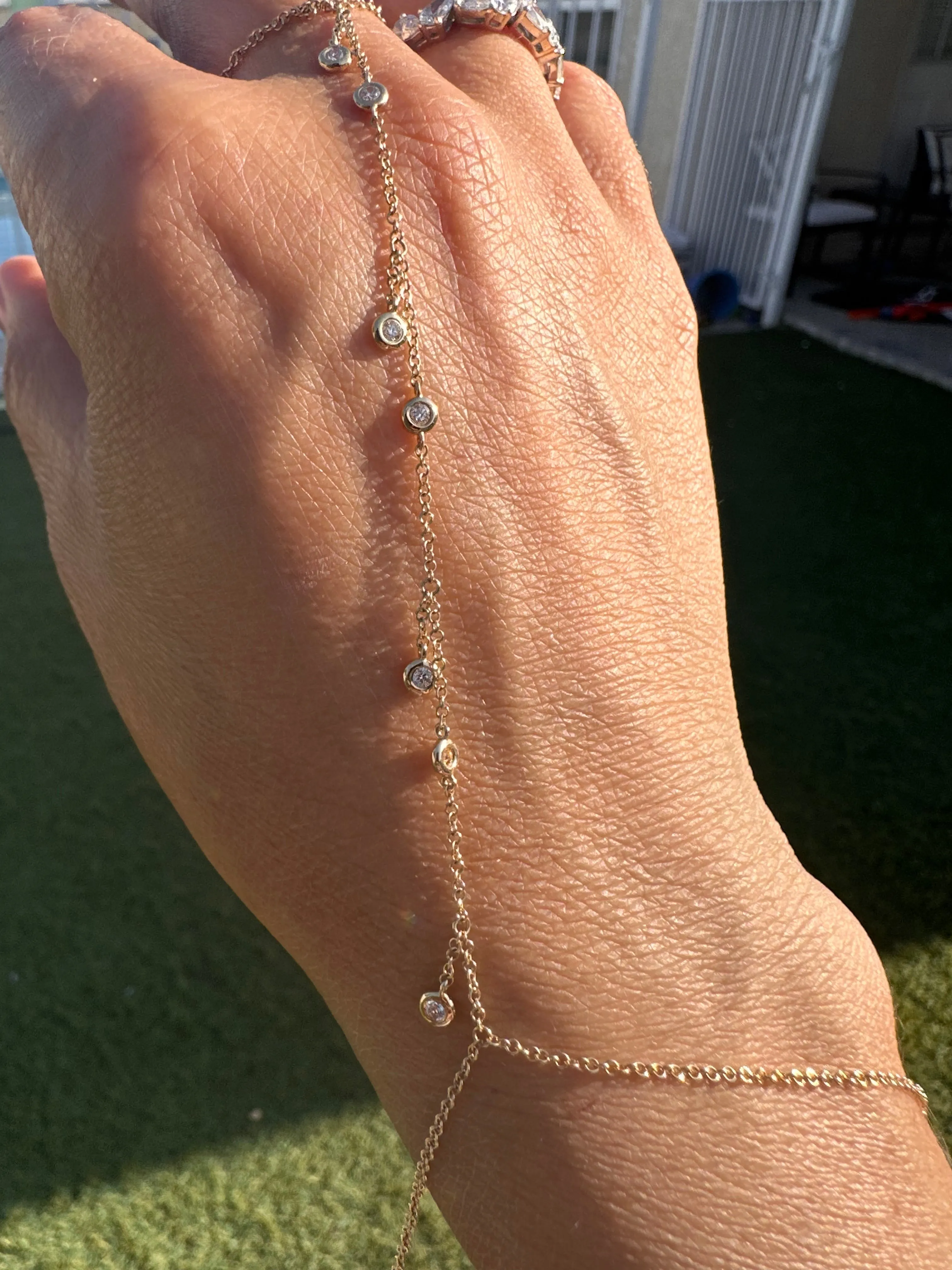 The Angela Bracelet Hand Ring Chain
