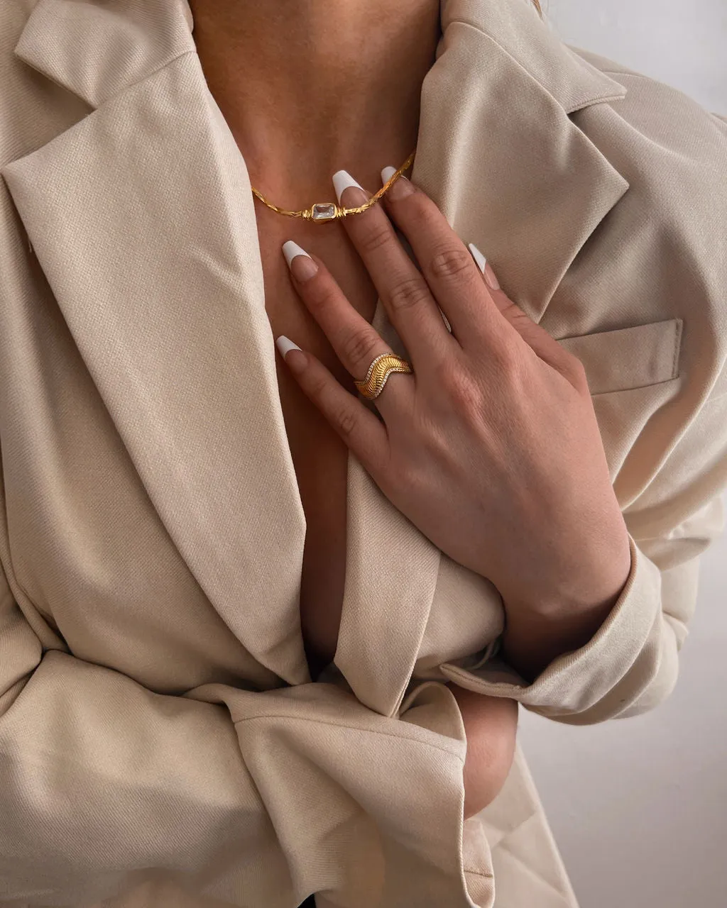 The Camille Chain Necklace- Gold