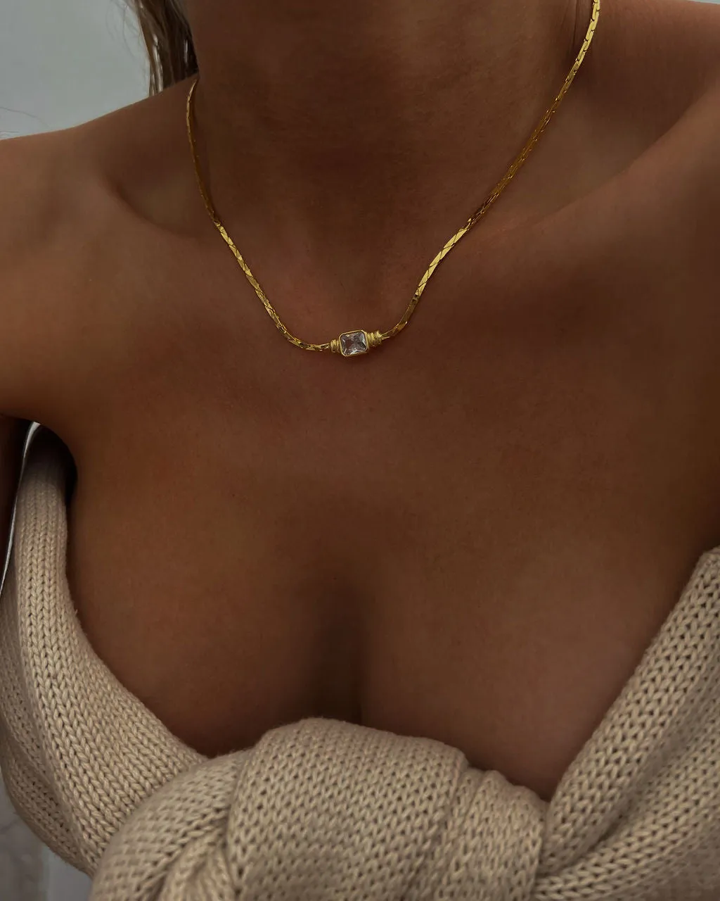 The Camille Chain Necklace- Gold