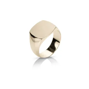 THE CUSHION SIGNET GOLD