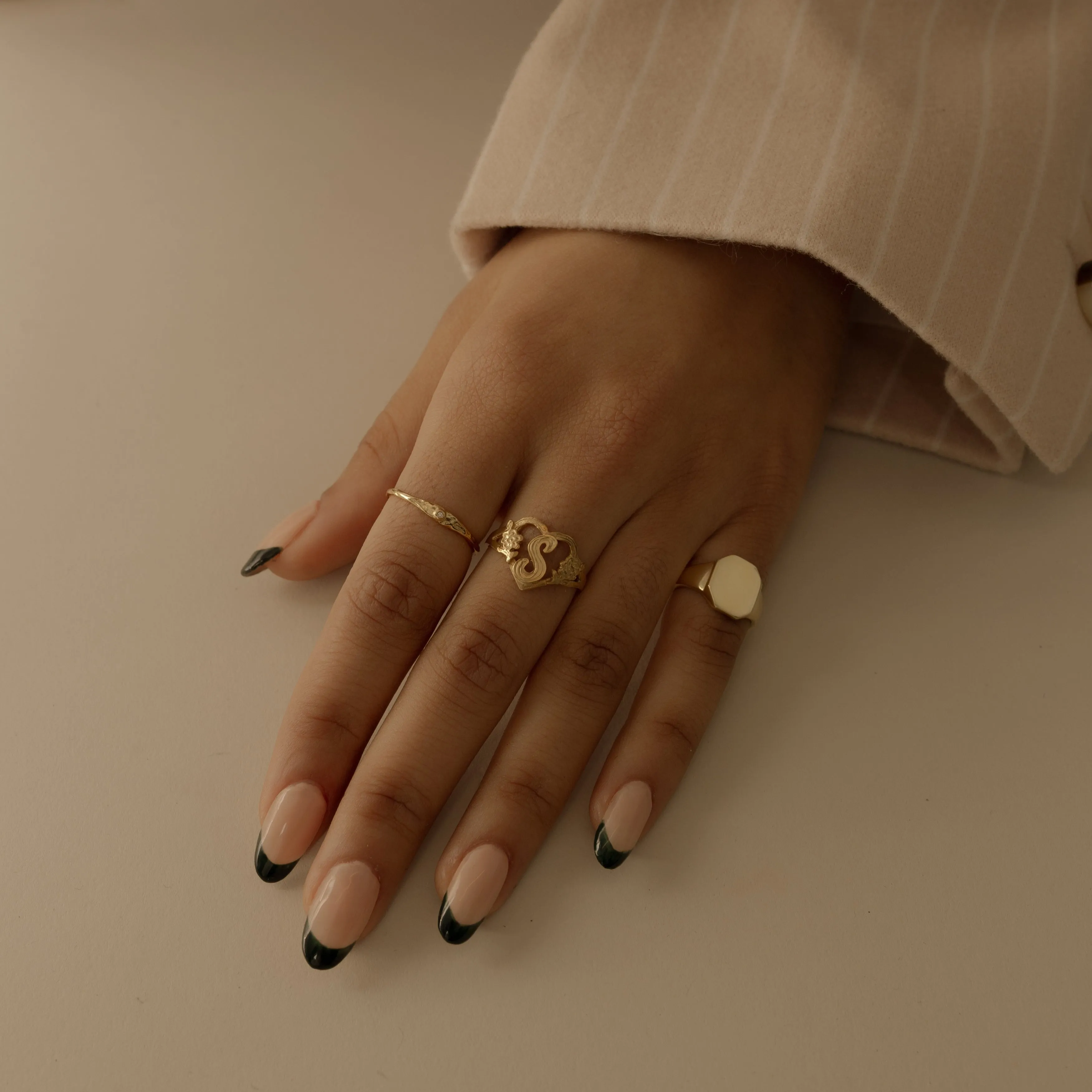 THE MULBERRY PINKY SIGNET RING