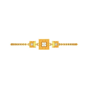 Three Square Diamond Bracelet
