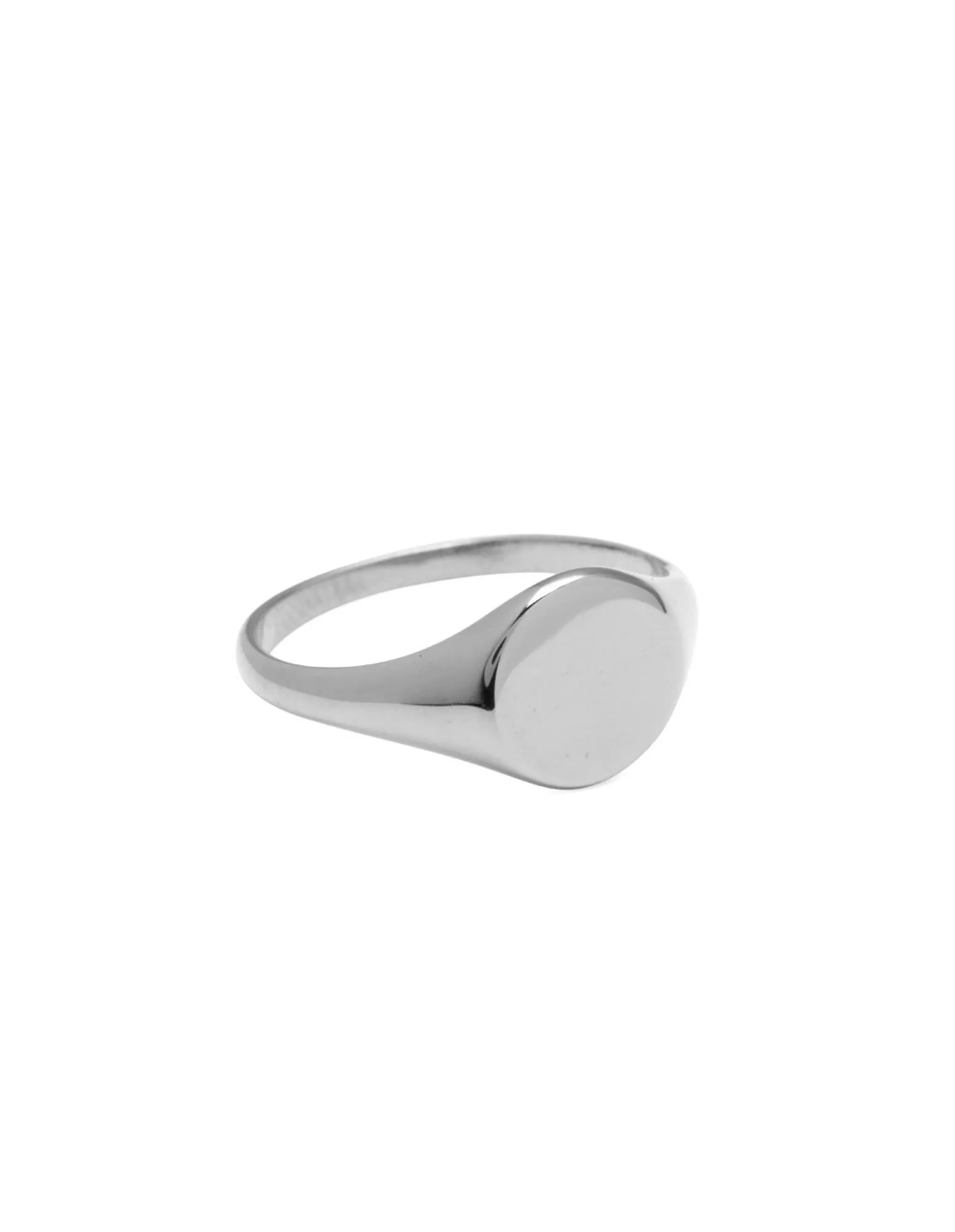 Von Treskow Plain Signet Ring (9mm) - Silver