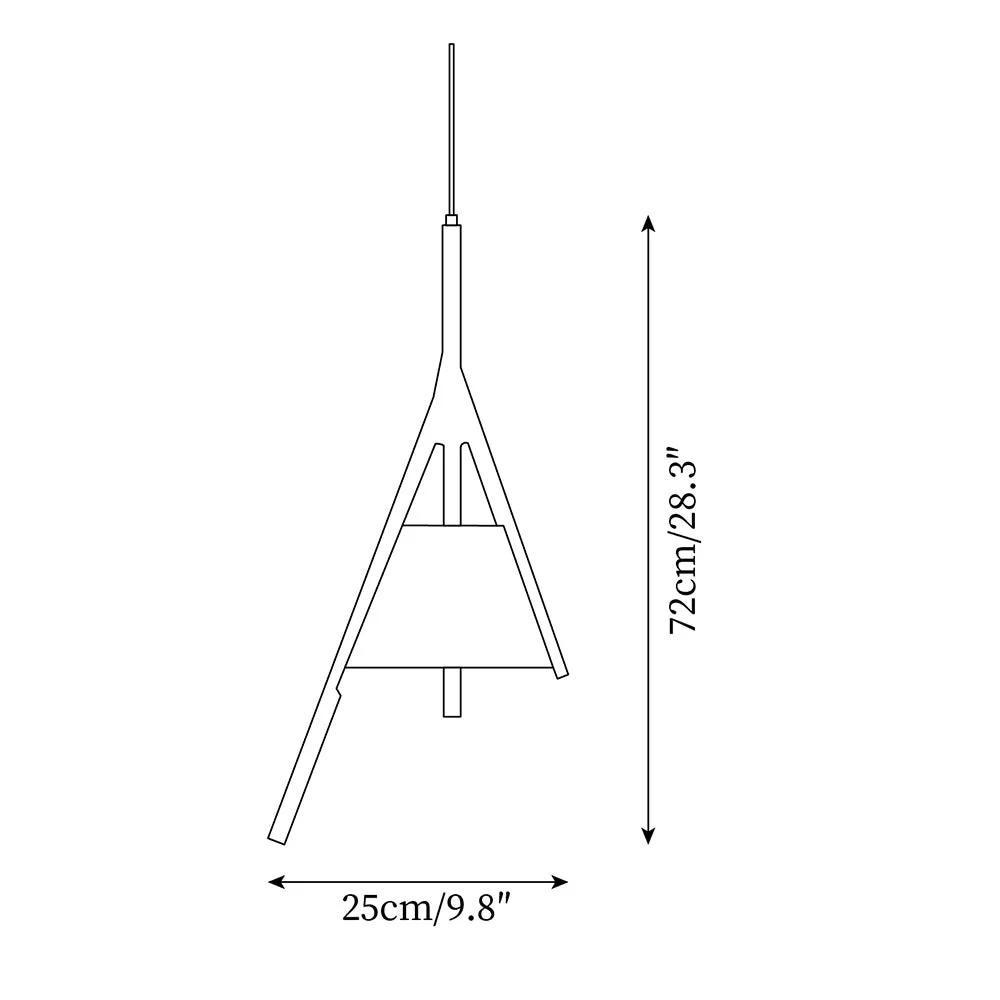 Waldo Wood Pendant Lamp