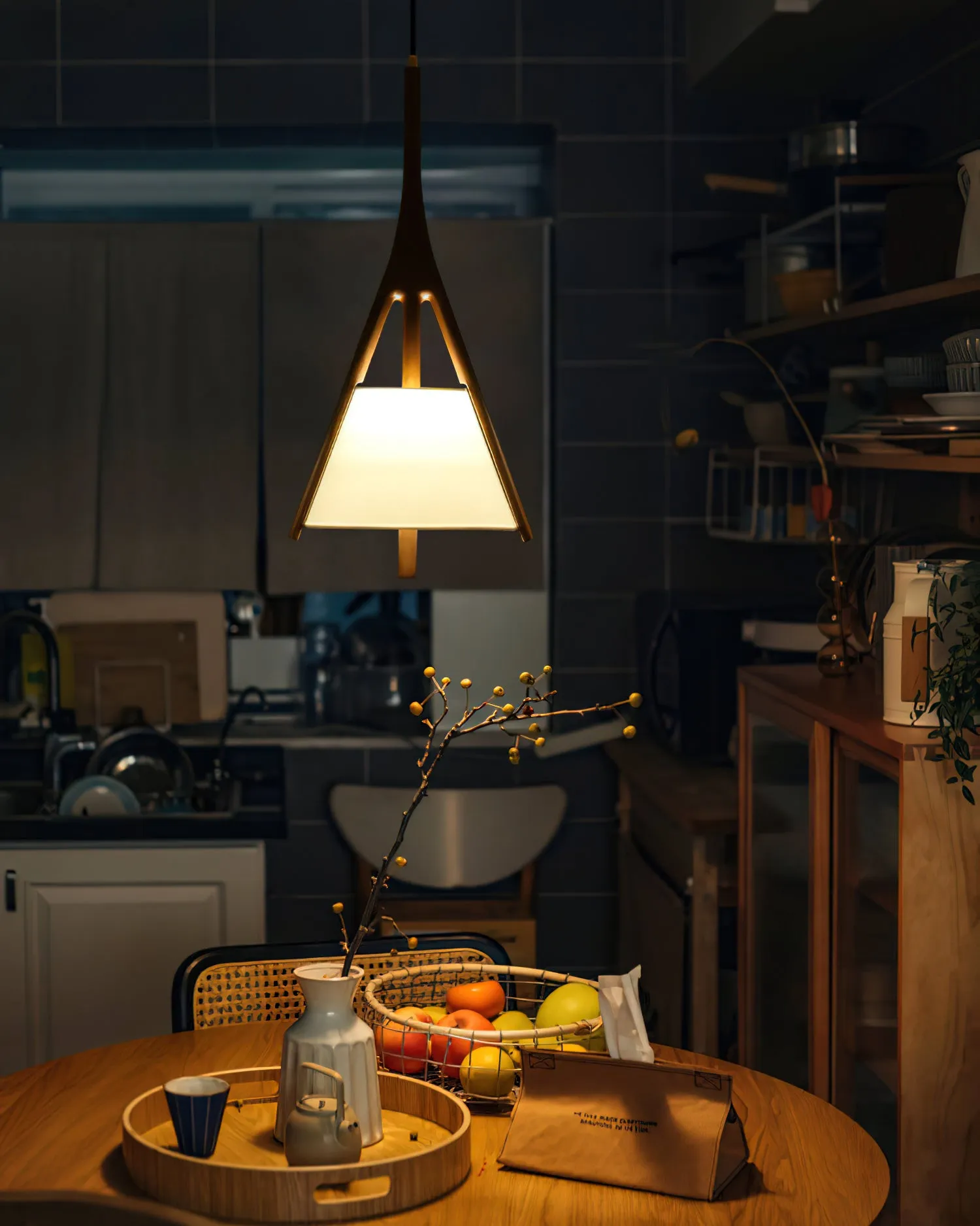 Waldo Wood Pendant Lamp