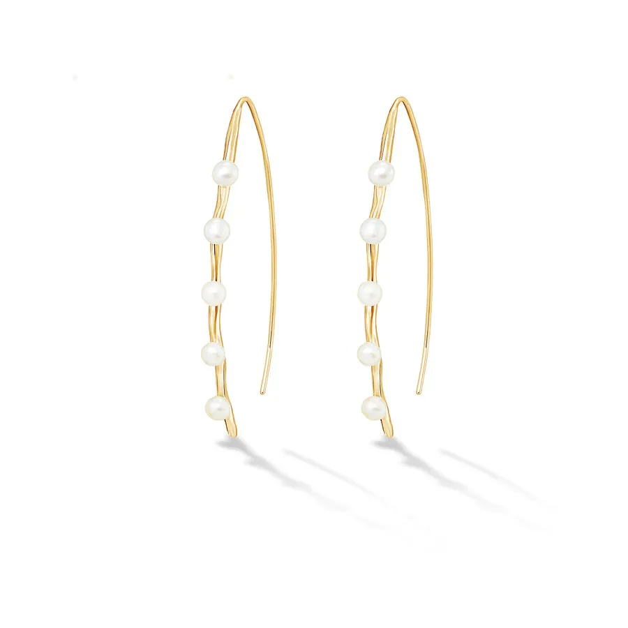 Waterfall Pearl Drop Earrings