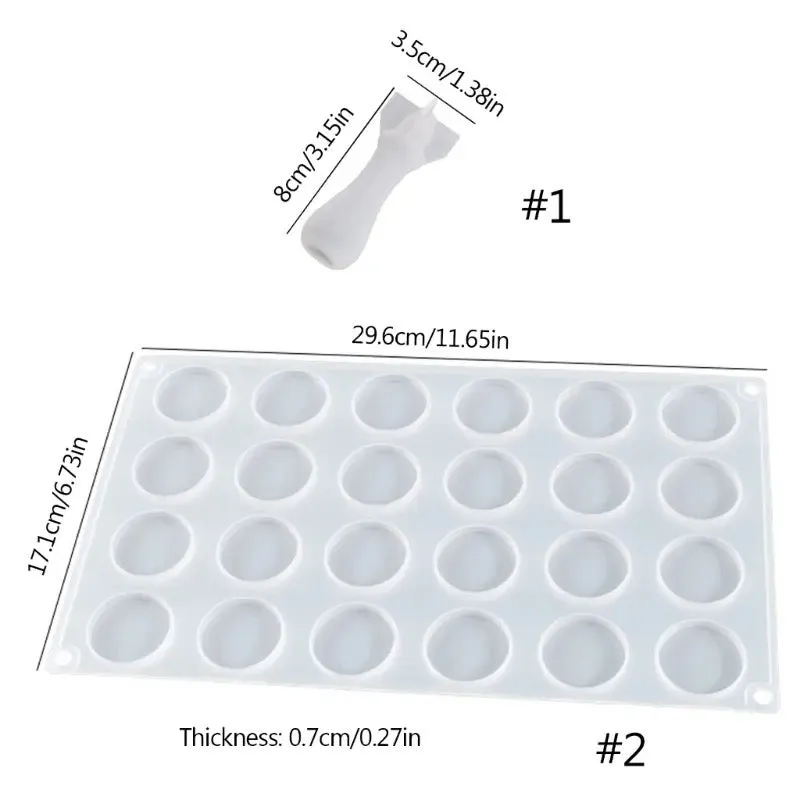 Wax Seal Silicone Resin Mold Handle Kit