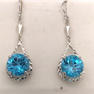 White Gemstone Earrings