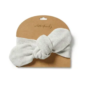 Wilson & Frenchy Knitted Cable Headband Grey Melange
