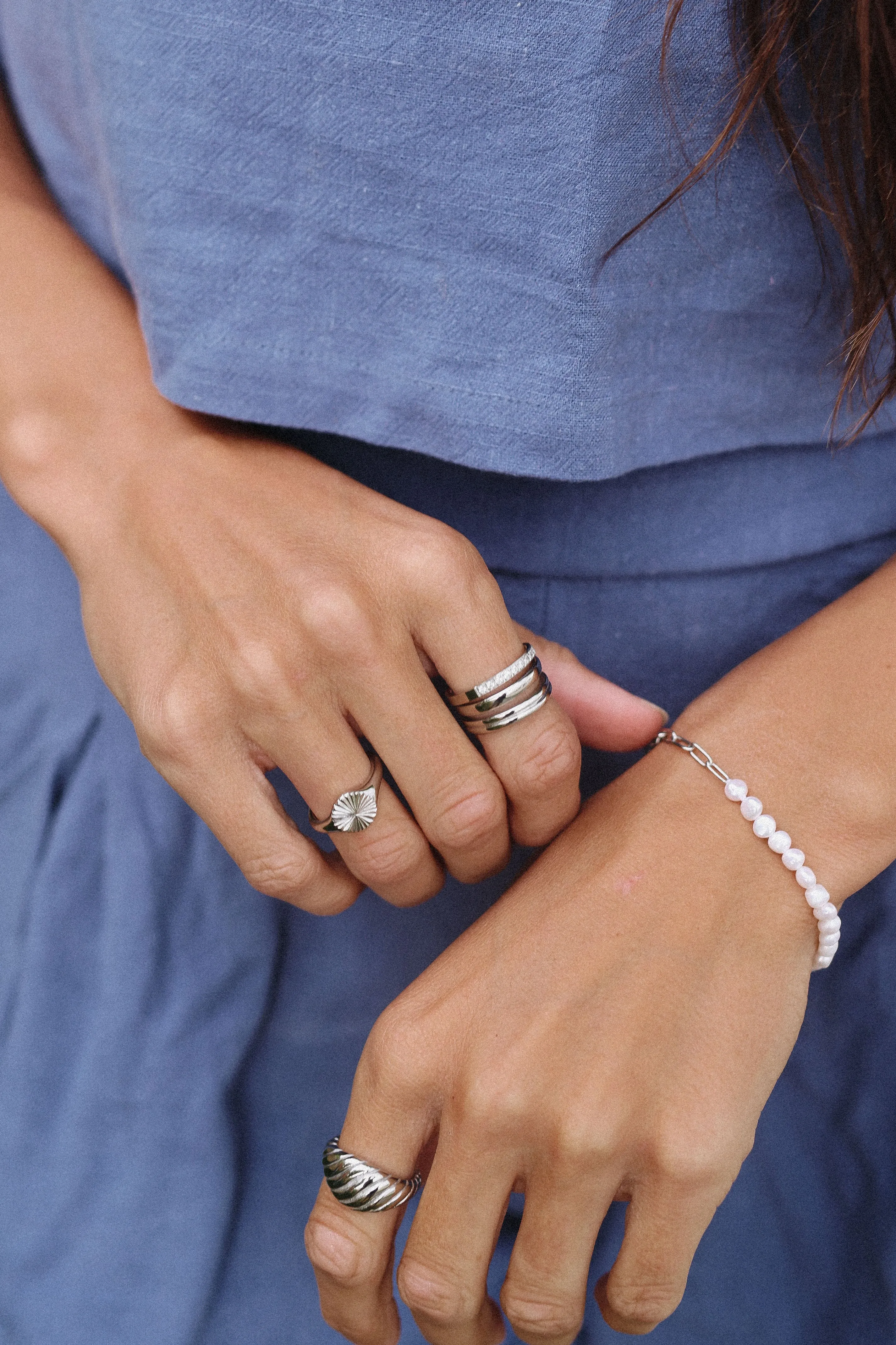 Zaana Ocean Pearl Baroque Branklet